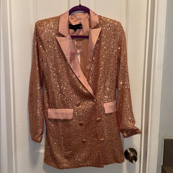 Endless Rose Sequin Blazer - Pink - Picture 2 of 3